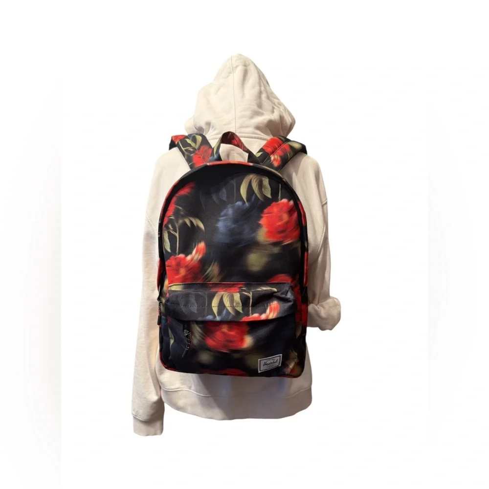 NWOT Herschel Supply Blurry Rose Backpack - Picture 9 of 10